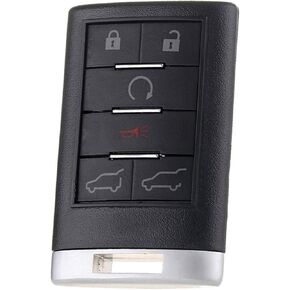 OUC6000066 315 Mhz 6 Button Keyless Entry Remote Key Fob for Cadillac Escalade 2007-2014 Replace 22756465
