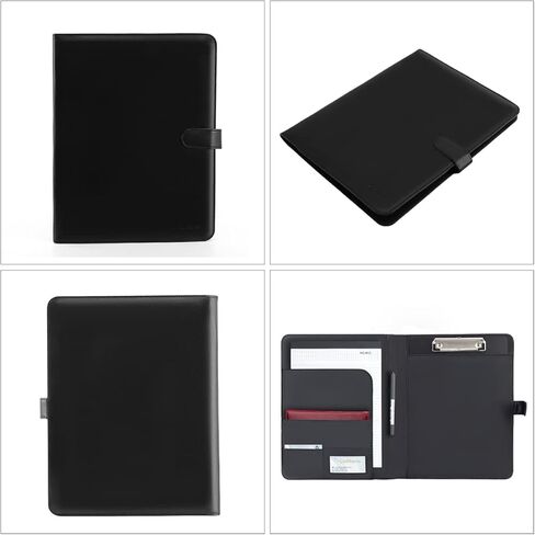 حافظة ملفات جلدية مقاس A4 من Leathario، مجلد عرض أعمال Padfolio in Kuwait