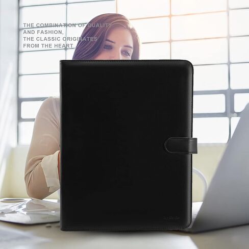 حافظة ملفات جلدية مقاس A4 من Leathario، مجلد عرض أعمال Padfolio in Kuwait