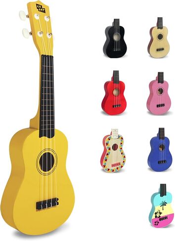 جيتار CB Sky Soprano Ukulele مقاس 21 بوصة/53 سم للمبتدئين والطلاب والأطفال (أزرق) in Saudi Arabia