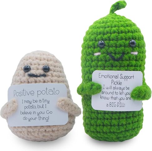 2026 Graduation Emotional Support Doll High School 2026 Graduation Gifts for Him Her Positive Crochet Decor 5.9 inch Mini Handmade Knitted Doll Grad Gift for Women Men in Saudi Arabia