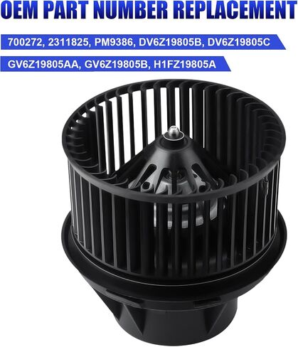 محرك منفاخ تيار متردد مع مروحة يناسب سيارة Ford Focus Escape C-Max Transit Connect Lincoln MKC 2012 2013 2014 2015 2016 2017 2018 2019 محرك سخان HVAC يستبدل #700272 in Saudi Arabia