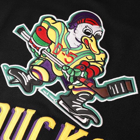 Mighty Ducks Jersey 96 Charlie Conway 99 Adam Banks Movie Ice Hockey Jersey, 90S Hip Hop Clothing for Party in Saudi Arabia