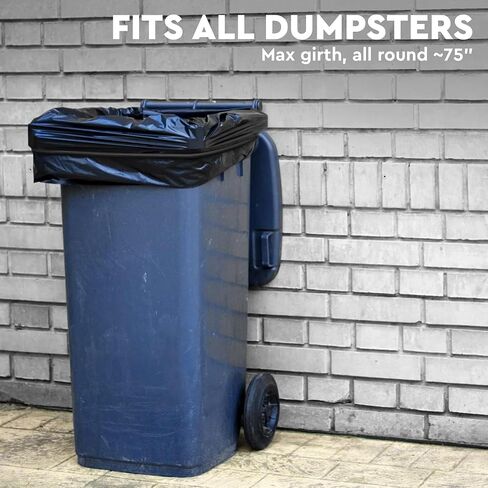 Trash Can Rubber Bands Set of 3 - Elastic Garbage Can Bands with Metal Connector, Fits 13 to 33 Gallon Trash Bags - Gripper Trash Can Bands for Waste Baskets in Saudi Arabia