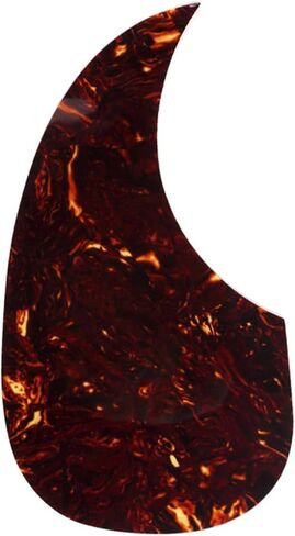 Musiclily Left Handed Oversize Acoustic Guitar Self-adhesive Pickguard for Martin D28 Style Guitar, Black in Kuwait