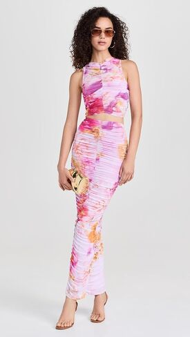 تنورة نسائية بطول الكاحل من Josie Ruched in Kuwait