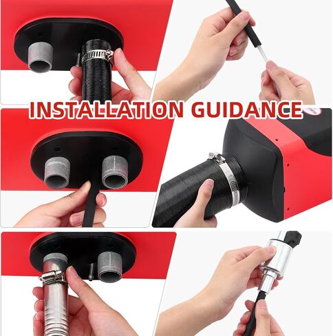 سخان هواء ديزل 5 كيلو وات، سخان ديزل 10 لتر 12 فولت مع جهاز تحكم عن بعد وشاشة LCD، سخان انتظار محمول للسيارة SUV RV مقطورة قارب التخييم والقوارب والقوافل in Kuwait