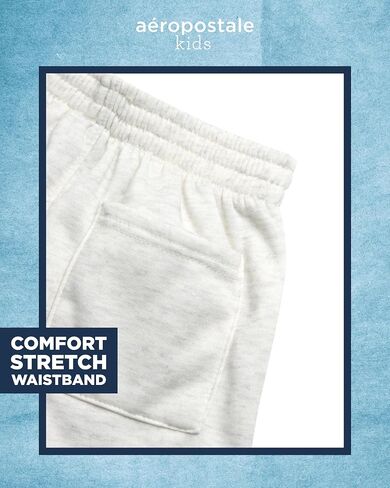 طقم شورت للأولاد من AEROPOSTALE - تي شيرت بأكمام قصيرة 3 قطع وشورت من الصوف - ملابس صيفية للأولاد (4-12) in Saudi Arabia