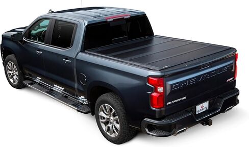 لير فولديتوب | يناسب 2014-2018 GM Chevy Silverado/GMC Sierra 1500 مع سرير 5.8 قدم | غطاء تونيو صلب، رباعي الطي، منخفض المستوى in Kuwait