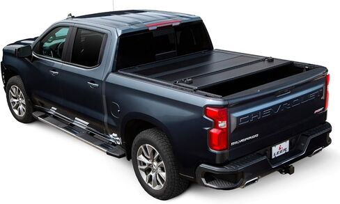 لير فولديتوب | يناسب 2014-2018 GM Chevy Silverado/GMC Sierra 1500 مع سرير 5.8 قدم | غطاء تونيو صلب، رباعي الطي، منخفض المستوى in Kuwait