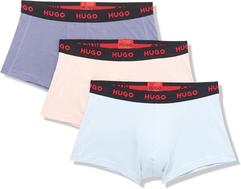 HUGO Men's 3 Pack Stretch Cotton Trunk in Saudi Arabia