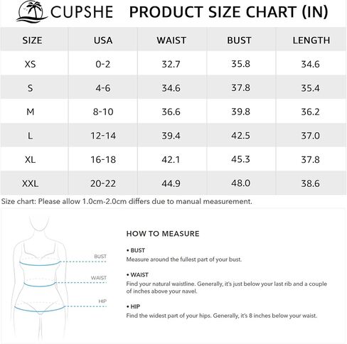 CUPSHE Women's Ruffle Beach Mini Dress Split V Neck A Line Sleeveless Geometric Stripe Tropical Leaf Pattern Summer Dresses in Saudi Arabia