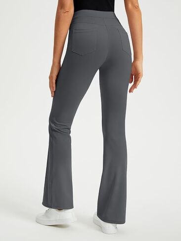 EFAN Womens Work Business Casual Flare Leggings Pants Comfort Office High Waisted Slacks Pants with Pockets 2024 in Saudi Arabia