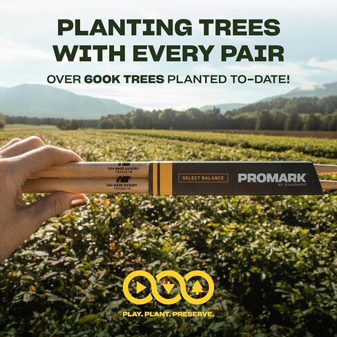 أعواد طبلة ProMark - أعواد طبلة Finesse 7A - مجموعة أعواد طبلة - طرف خشبي دائري صغير - أعواد طبول طويلة من خشب القيقب - وزن ثابت ودرجة - زوج واحد in Saudi Arabia