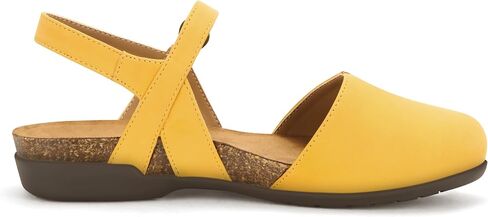 PARTY Closed Toe Sandals Women, Barefoot Arch Support Flat Sandals for Office Work and Travel with Comfortable Cork Footbed in Saudi Arabia