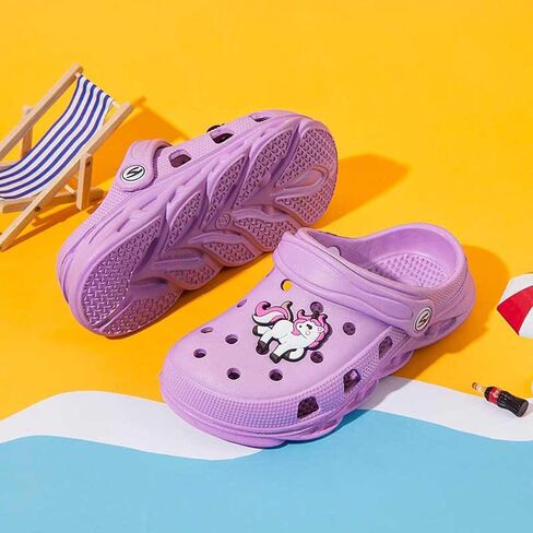 Cute Garden Clogs for Kids Cartoon Lightweight Beach Slippers Sandals Shoes with Non-Slip Sole for Toddler/Little Kid/Big Kid in Saudi Arabia