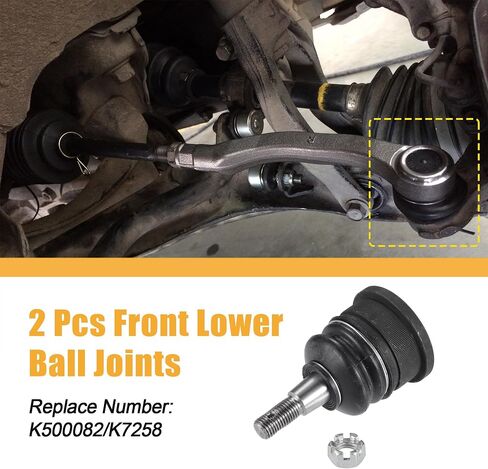 X AUTOHAUX 4 Pcs Front Sway Bar Links Lower Ball Joints for Dodge Grand Caravan 2008-2018 for Chrysler Town Country for Ram C/V for VW Routan No.K500082/K7258 Suspension Stabilizer Bar Links in Saudi Arabia