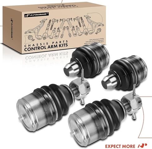 A-Premium Set of 4, Front Upper & Lower Ball Joints Kit, Compatible with Ford E-150, E-250 (Econoline), E-350 Econoline (Club Wagon), E-350 Super Duty, E-450 Econoline Super Duty, E-450 Super Duty in Saudi Arabia