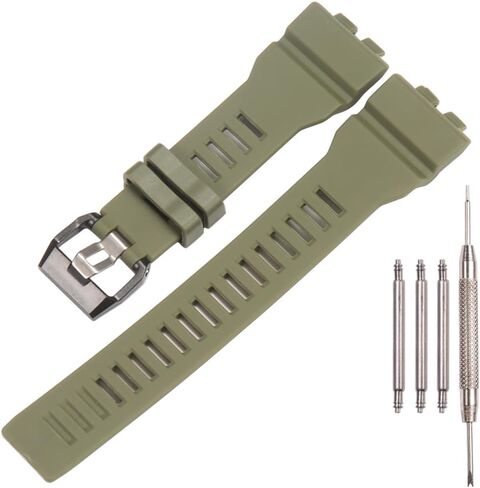 حزام ساعة من الراتنج متوافق مع Casio G-Squad GBA-800 للرجال GBD800 حزام ساعة رياضي مطاط مقاوم للمياه بديل لسوار الساعة in Saudi Arabia