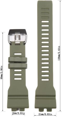 حزام ساعة من الراتنج متوافق مع Casio G-Squad GBA-800 للرجال GBD800 حزام ساعة رياضي مطاط مقاوم للمياه بديل لسوار الساعة in Saudi Arabia