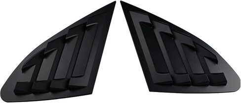 Window Louvers for Chevy Malibu 2016 2017 2018 2019 2020 2021 2022 2023 2024 Rear Side Window Louvers Side Window Scoop Covers Vent Auto Exterior Decoration Accessories (Matte Black) in Saudi Arabia