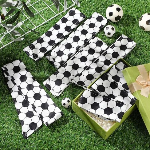 12 قطعة من عصابة الرأس المطبوعة لكرة القدم، عصابة رأس رياضية ذات طابع جاف، عصابة رأس رياضية للجنسين، عصابة رأس رياضية لمدرب فريق كرة القدم هدية للحفلات الرياضية in Kuwait