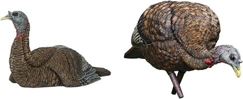 Avian-X LCD Laydown Hen Turkey Decoy | Durable Realistic Lifelike Collapsible Standing Hunting Decoy with Carry Bag & Stake, AVX8011 in Saudi Arabia