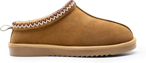 DREAM PAIRS Men's Fuzzy Cozy Slippers Genuine Suede Indoor Outdoor Home Comfy Winter Cute Warm Memory Foam Furry Shoes in Saudi Arabia