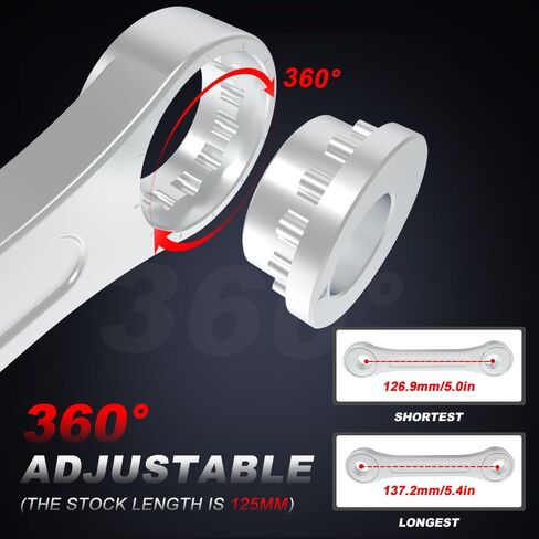 Xitomer 0-1.77'' Adjustable Lowering kit, Fit for DRZ400 2024 2023 2022 DRZ400 2021 2020 2019 DRZ400E 2018 2017 2016 DRZ400S 2015 2014 2013 DRZ400SM 2000-2024, Suspension Links Lower Link (Silver) in Saudi Arabia