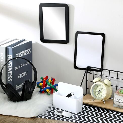 8 Pcs Locker Accessories Kit Back to School Essentials Include Magnetic Locker Wallpaper Mirror Carpet Storage Case Whiteboard with Dry Erase Marker Organizer Supplies for Girls Students School Office in Saudi Arabia
