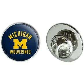 University of Michigan Wolverines Logo Metal 0.75" Lapel Hat Pin Tie Tack Pinback