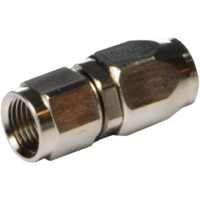 Edelbrock 610021 Endura Anodized Aluminum -6AN Straight Hose End