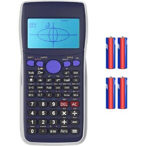 Graphing Calculator, IPepul Scientific Calculators 10 Modes (Complex, Statistics, Base-N, Equation, Table, Matrix, Vector, Graphic, G-Solve...),Ideal for School Supplies, Students, College, Teachers