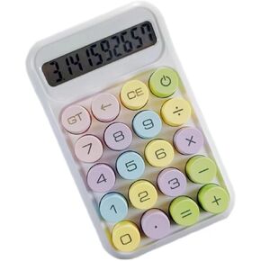 Mechanical Keyboard Graphing Calculator, Multi-Functional, White, Small