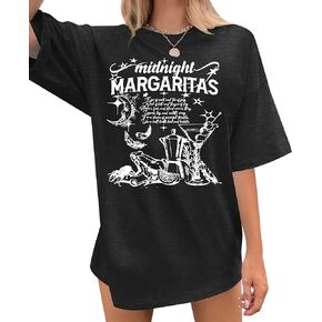 Midnight Margaritas Shirt Women Halloween Witches T-Shirt Practical Magic Apothecary Shirt Novelty Graphic Tee Tops