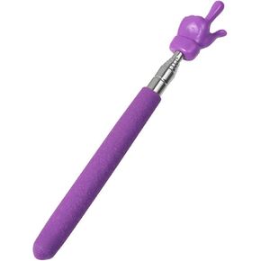 Purple 21.6 Inch Telescopic Teachers Pointer, Teaching Pointer Stick for Classroom, Metal Hand Retractable Pointer Extended Length Handheld Presenter Whiteboard Pointer Presentation Pointers Products