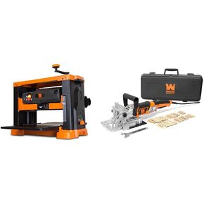 WEN PL1303 15-Amp 13-Inch Three-Blade Benchtop Thickness Planer , Black