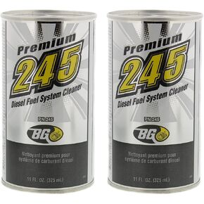 BG 245 Premium Diesel Fuel System Cleaner, 11 oz. Can, 2-Pack