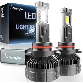 9006/HB4 LED Bulb Combo, 120W 25000 LM 800% Super Brightness Fog Light , IP68 Waterproof 6500K Cool White Replacement Bulbs, Pack of 2