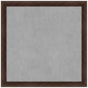 Amanti Art Framed Magnetic Board (27 x 27) Warm Walnut Narrow Magnet Board, Medium Magnetic Bulletin Board for Office Decor, Mudroom, Kitchen or Organization Drop Zone from WI, USA
