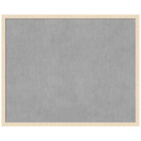Amanti Art Framed Magnetic Board (42 x 34) Woodgrain Stripe Blonde Magnet Board, X-Large Magnetic Bulletin Board for Office Decor, Mudroom, Kitchen or Organization Drop Zone from WI, USA