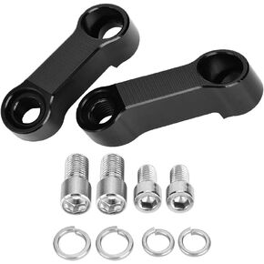Motorcycle Rearview Mirror Extenders Kit, 10mm 8mm Aluminum Alloy Motorcycle Rearview Mirror Adapter Kit Riser Mount Extender for M10 or M8 Mounting Apertures Motorcycles