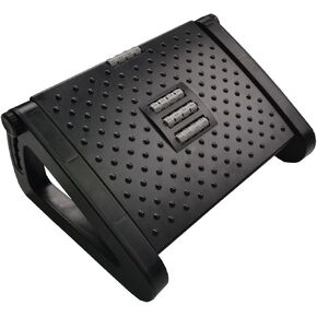 Jakarl Office Foot Rest Under Desk, Ergonomic Adjustable Foot Rest at Work with Massage Roller,Foot Stools for Under Office Desk (6 Heights Adjustable)