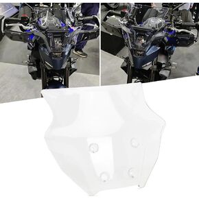 for MT-09 MT09 MT 09 mt09 2024 Motorcycle Accessories Acrylic Windscreen Windshield Visor Deflector Bracket (Transparent)