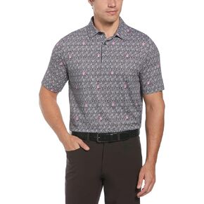 Callaway All-Over Scotch Novelty Print Polo