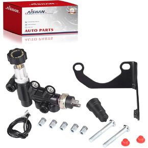 Combination Proportioning Valve Universal for Connecting Valve and Master Cylinder, Compatible with Wilwood Style & Adjustable Knob, Complete Mounting Bracket Kit, OE 260-13190 260-11179