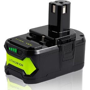 TenHutt 【Upgrade】 2 Packs 6.0Ah Lithium Replacement Battery for Ryobi 18V ONE+ Cordless Power Tool P108(130429054) Compatible with P102 P103 P104 P105 P107 P108 Lithium Battery
