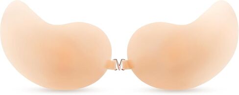 Sticky Bra Adhesive Bra Push Up Self Invisible Sticky Bra for Women Small/Orange in Saudi Arabia