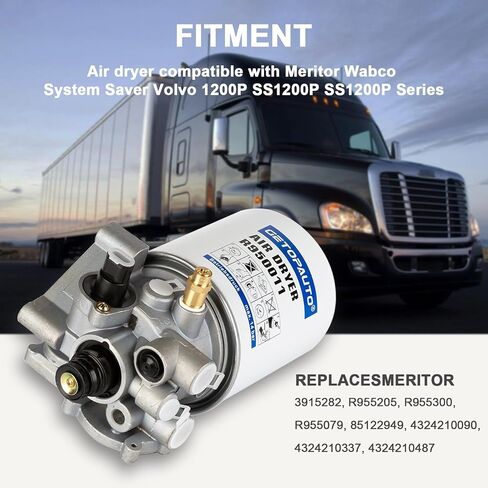R955079 Air Dryer Direct Replacement with Coalescing Cartridge Replaces Meritor R955300 955300 955079 Haldex 955079CX in Saudi Arabia