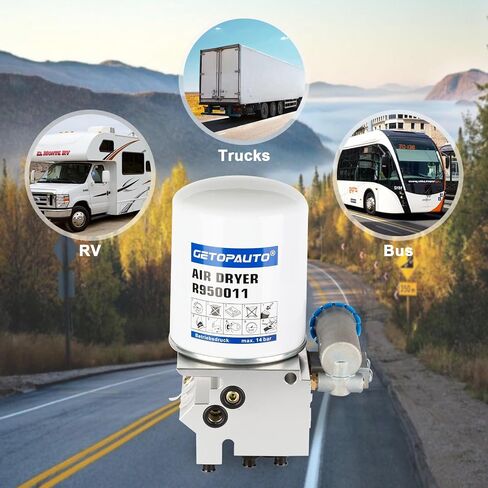 801266 Air Dryer Direct Replacement 12 Volt DC Heater for Freightliner Columbia Trucks Tractors Buses RV in Saudi Arabia